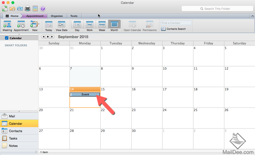 [Outlook Mac] วิธีตั้ง Calendar Alert ตามวันที่นัดหมาย สอนโปรแกรม