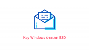 ภาพประกอบหัวข้อKey Windows ประเภท ESD (Key Windows type ESD)